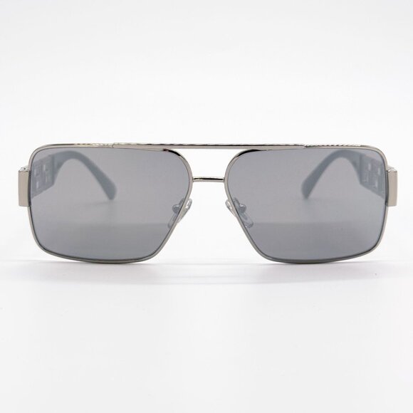 NEW VERSACE SUNGLASSES VE2290 10016G SILVER/GRAY UNISEX EYEWEAR VE2290 1001/6G main image 8